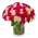 Bouquet of pink and white roses